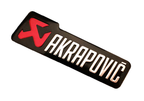 Adesivo akrapovic alluminio - akrapovic,