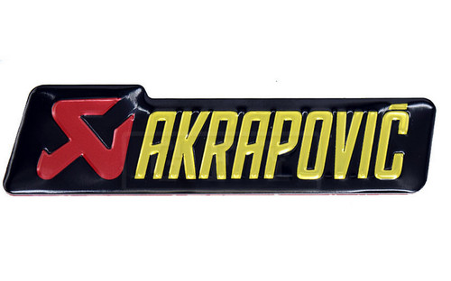 Adesivo akrapovic alluminio - adesivo,