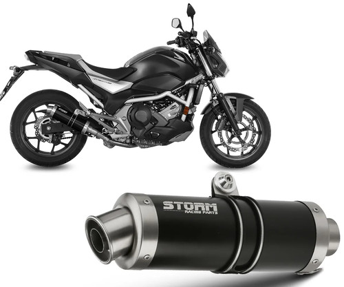 Scarico storm mivv nero - scarico, gp